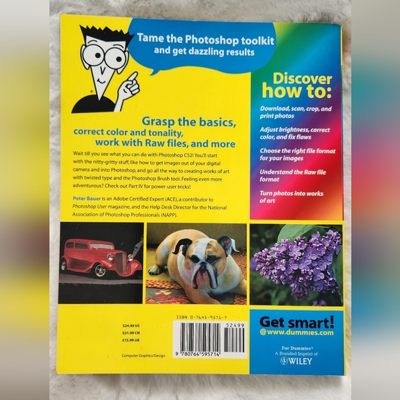2/$15 - Photoshop CS2 For Dummies Softcover Book - Picture 2 of 2